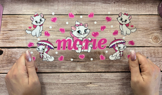 Pink ribbon kitty