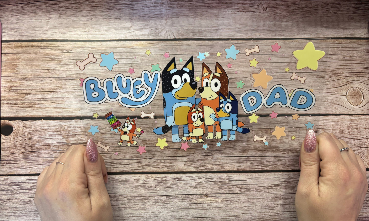 Dog dad cup wrap