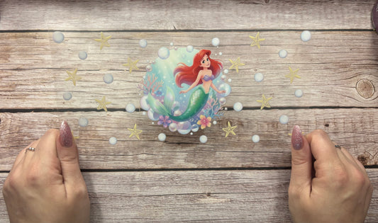 Mermaid swimming