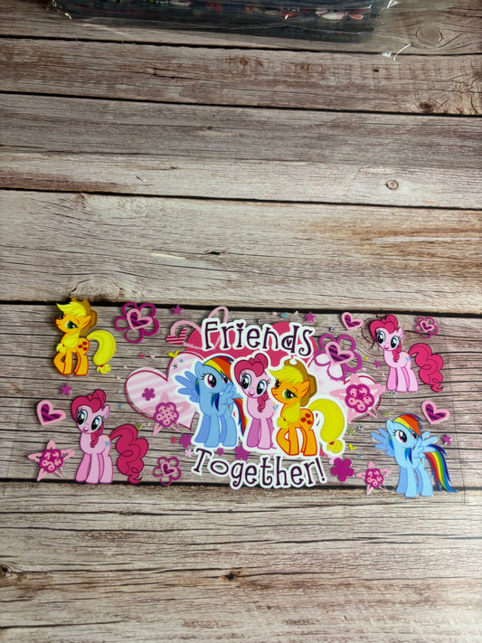 Rainbow pony friends