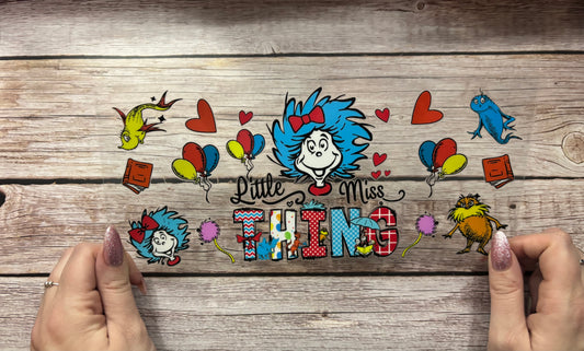 Little miss thing uv dtf cup wrap