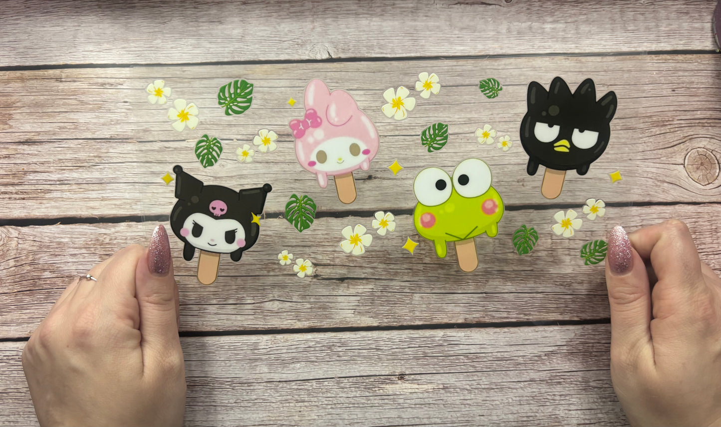 Kawaii ice lollies