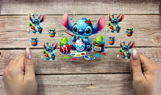 Blue alien Easter