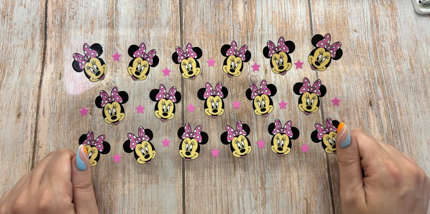 Pink mouse heads