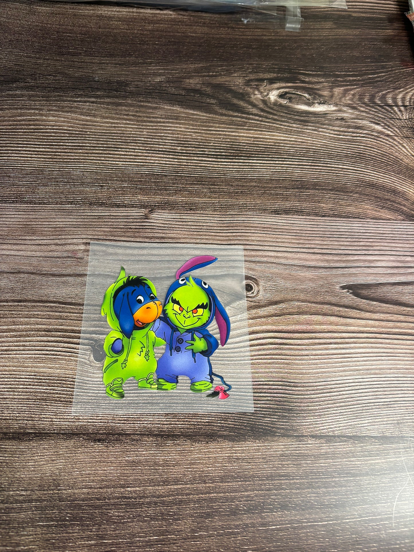 Blue donkey and friend HT