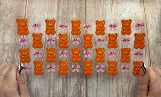 Orange gummy bears