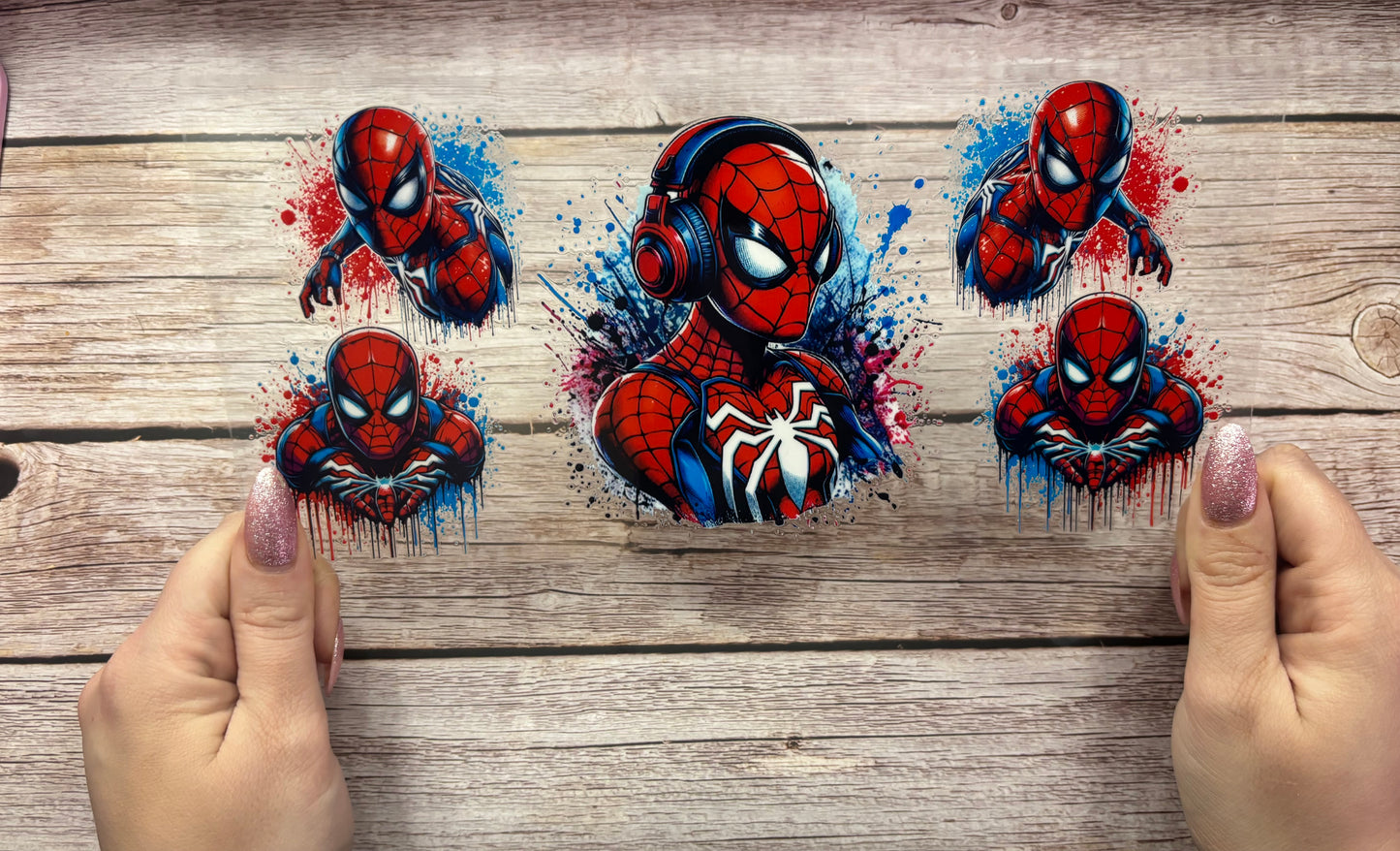 Blue and red hero
