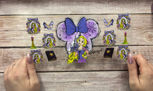 Purple bow princess