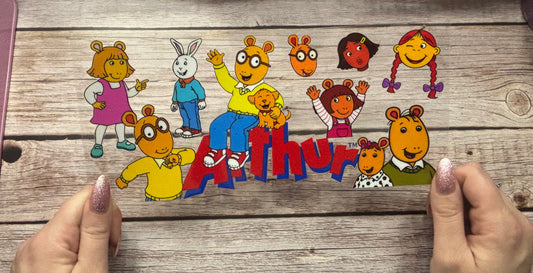 Retro kids cartoon