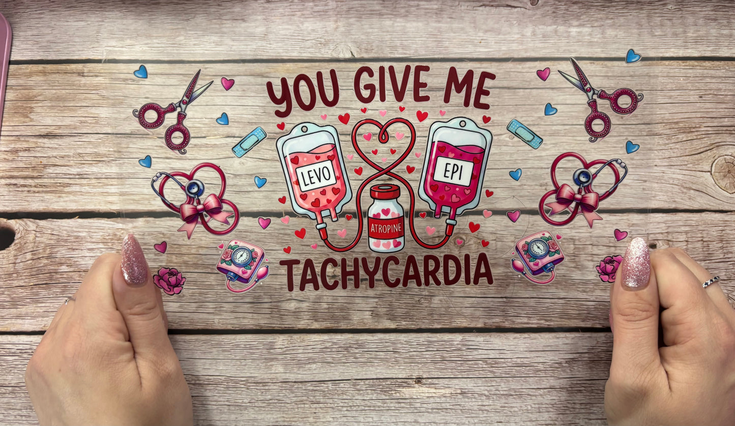 You give me tach
