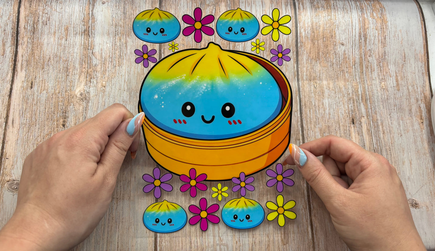 Blue & yellow dumpling