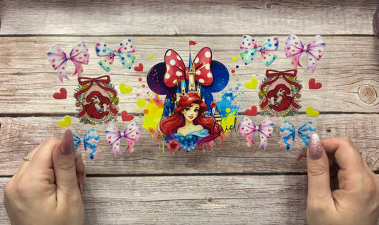 Red hair bow girl
