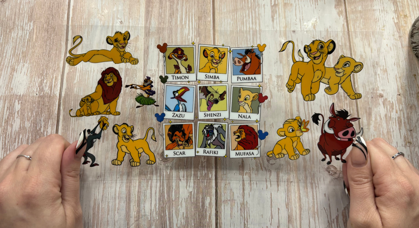Collage of lions