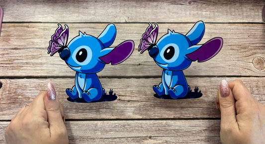 Blue alien butterfly