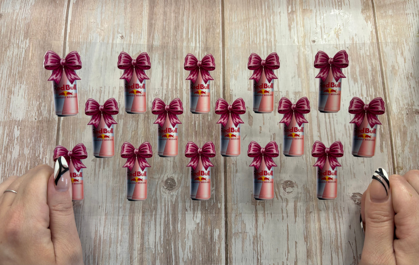 Pink drink bows